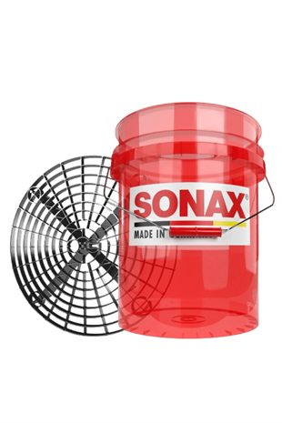 Sonax Grit Guard Bucket Red Transparent | SONAX