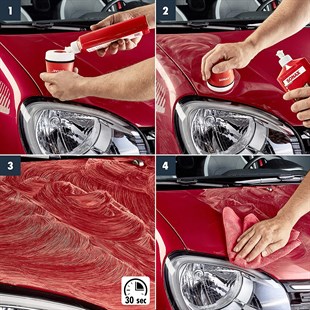 Sonax Renkli Nano Parlatıcı ve Koruyucu Cila Kırmızı 500 ml