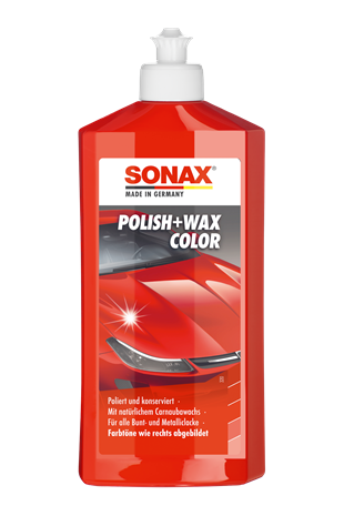 Sonax Renkli Nano Parlatıcı ve Koruyucu Cila Kırmızı 500 ml