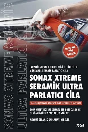 Sonax Xtreme Seramik Ultra Parlatıcı Cila 750 ml