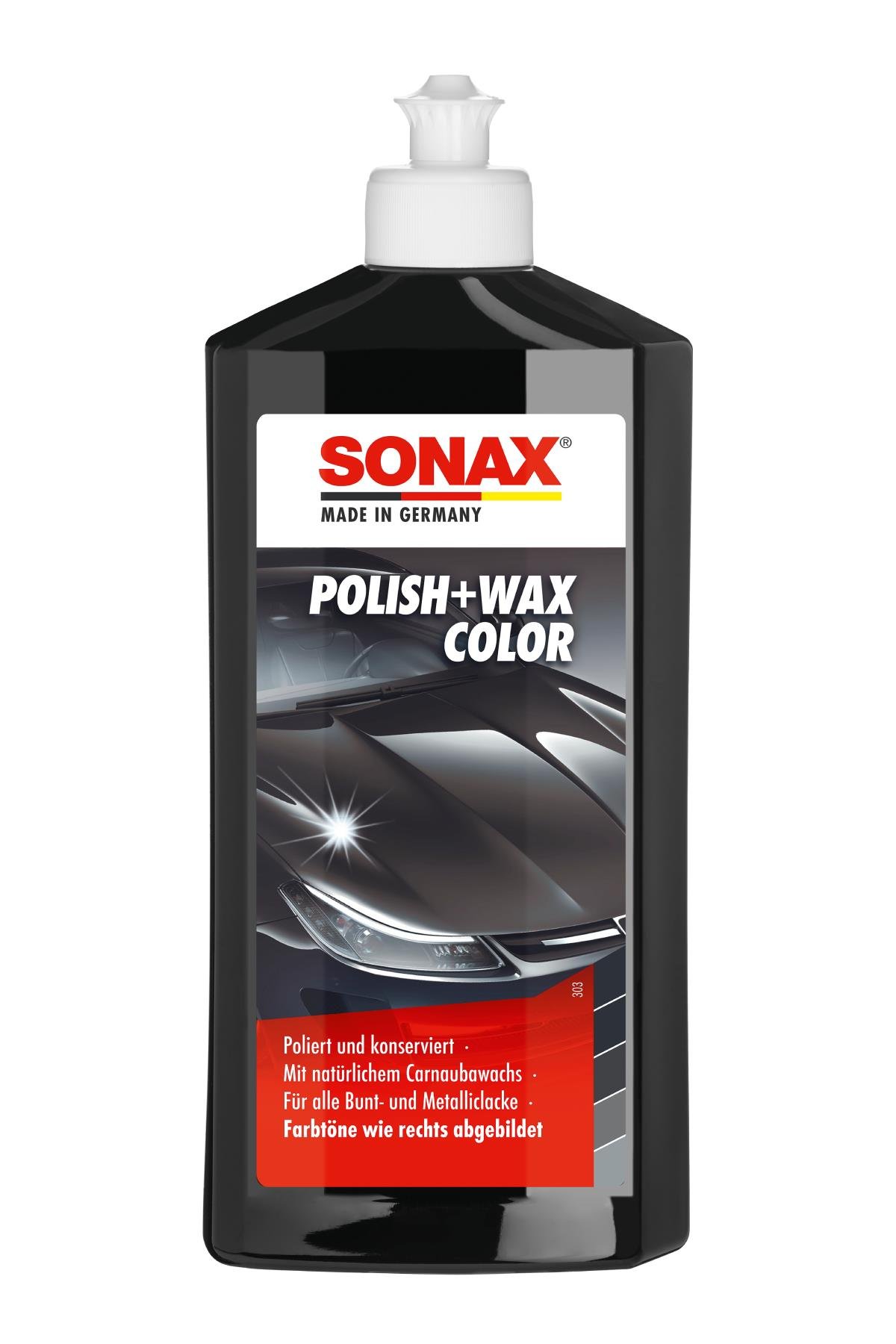 Sonax Renkli Nano Parlatıcı ve Koruyucu Cila Siyah 250 ml | Sonax Shop