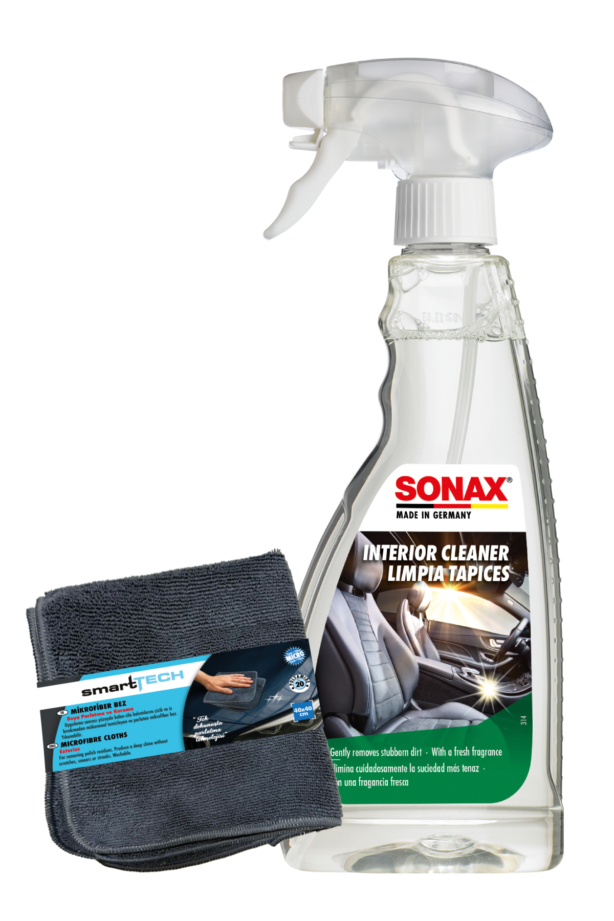 Sonax Araç İçi Temizleyici & Mikrofiber Seti | SONAX