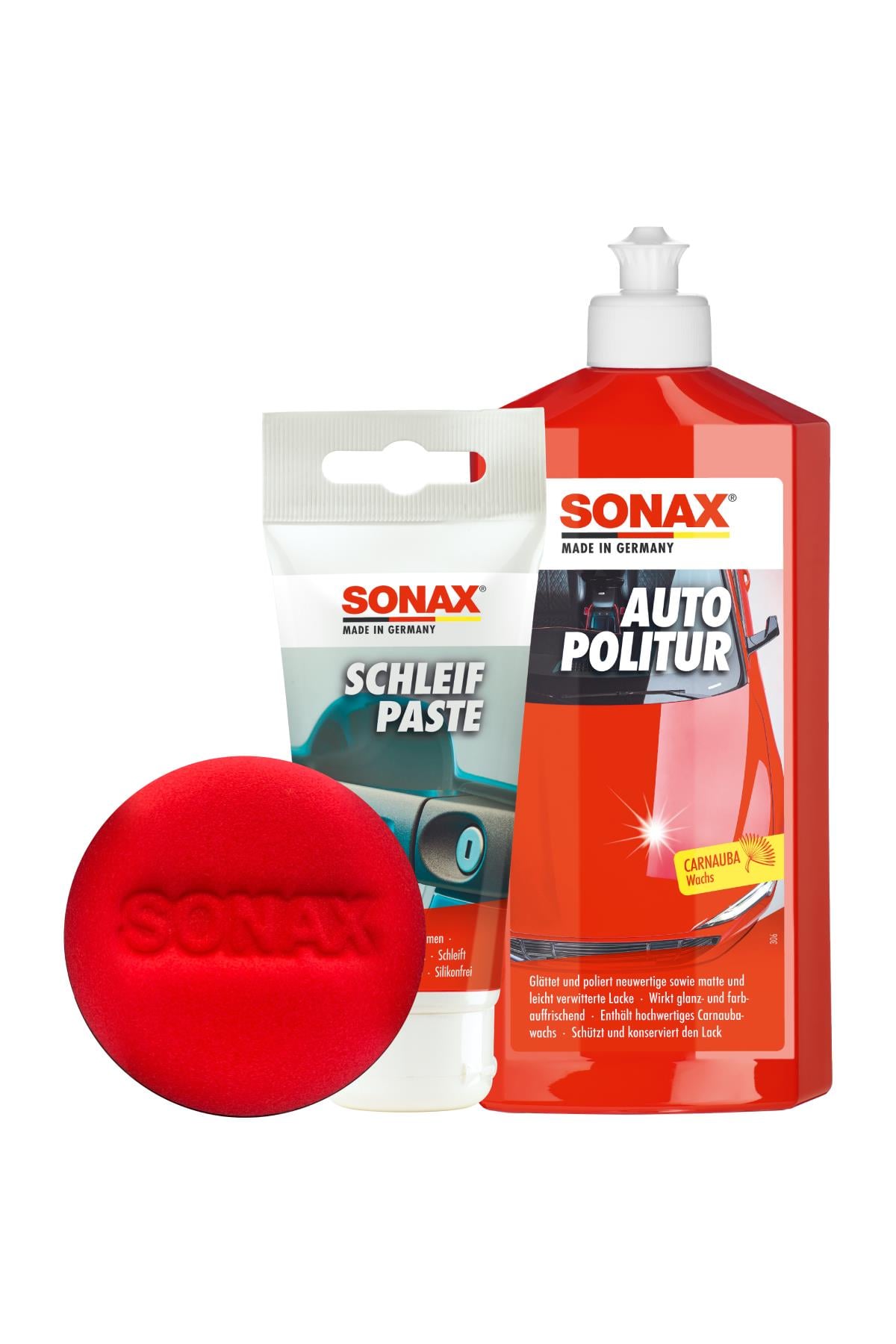 Sonax Hızlı ve Kolay Çizik Giderme ve Parlatma Seti (Eko) | Sonax 
