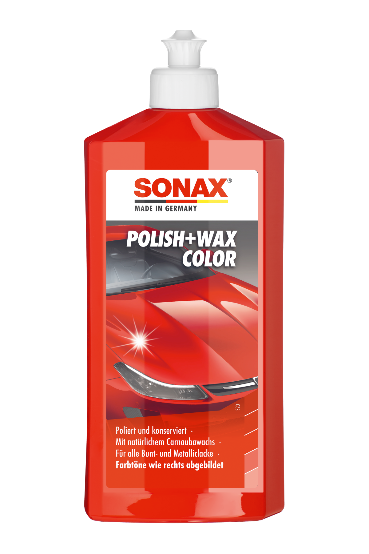Sonax Renkli Nano Parlatıcı ve Koruyucu Cila Kırmızı 250 ml