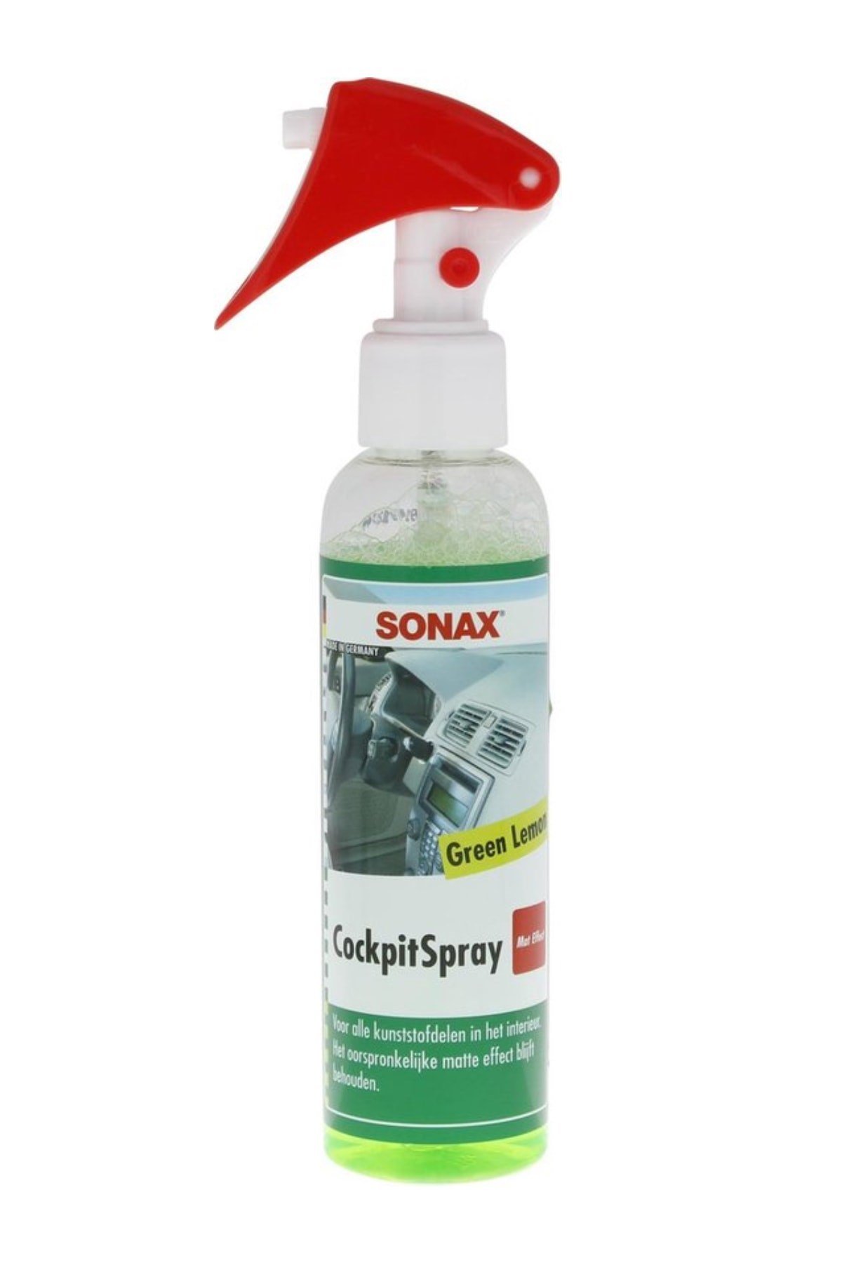 Sonax Torpido Temizleyici Matt Yeşil Limon 140 ml | Sonax Shop
