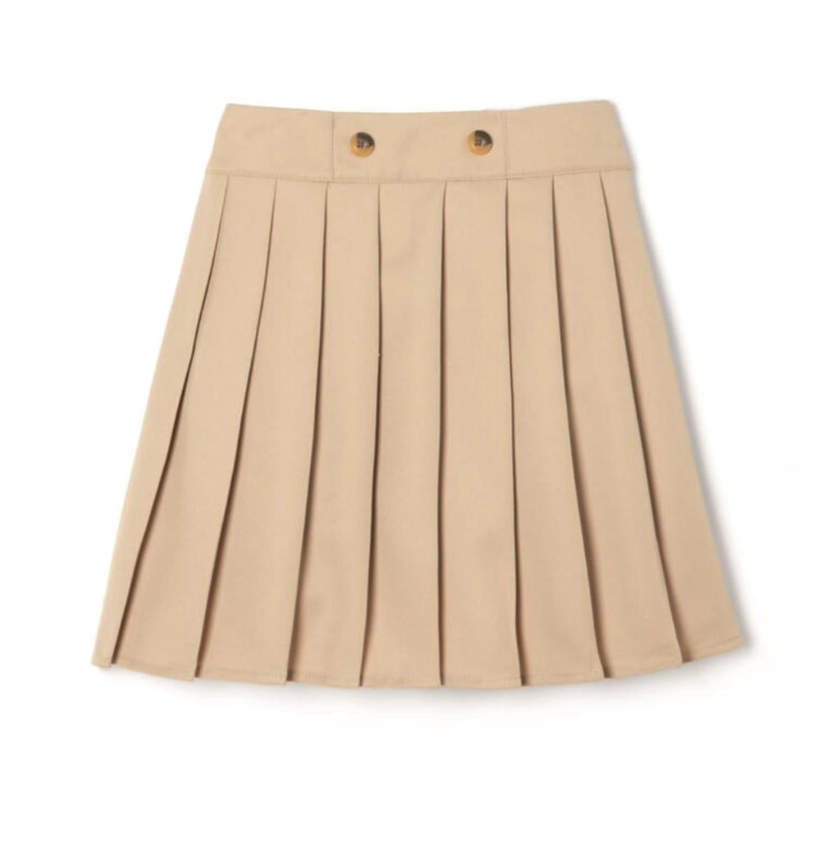 KANVAS PİLİLİ ETEK