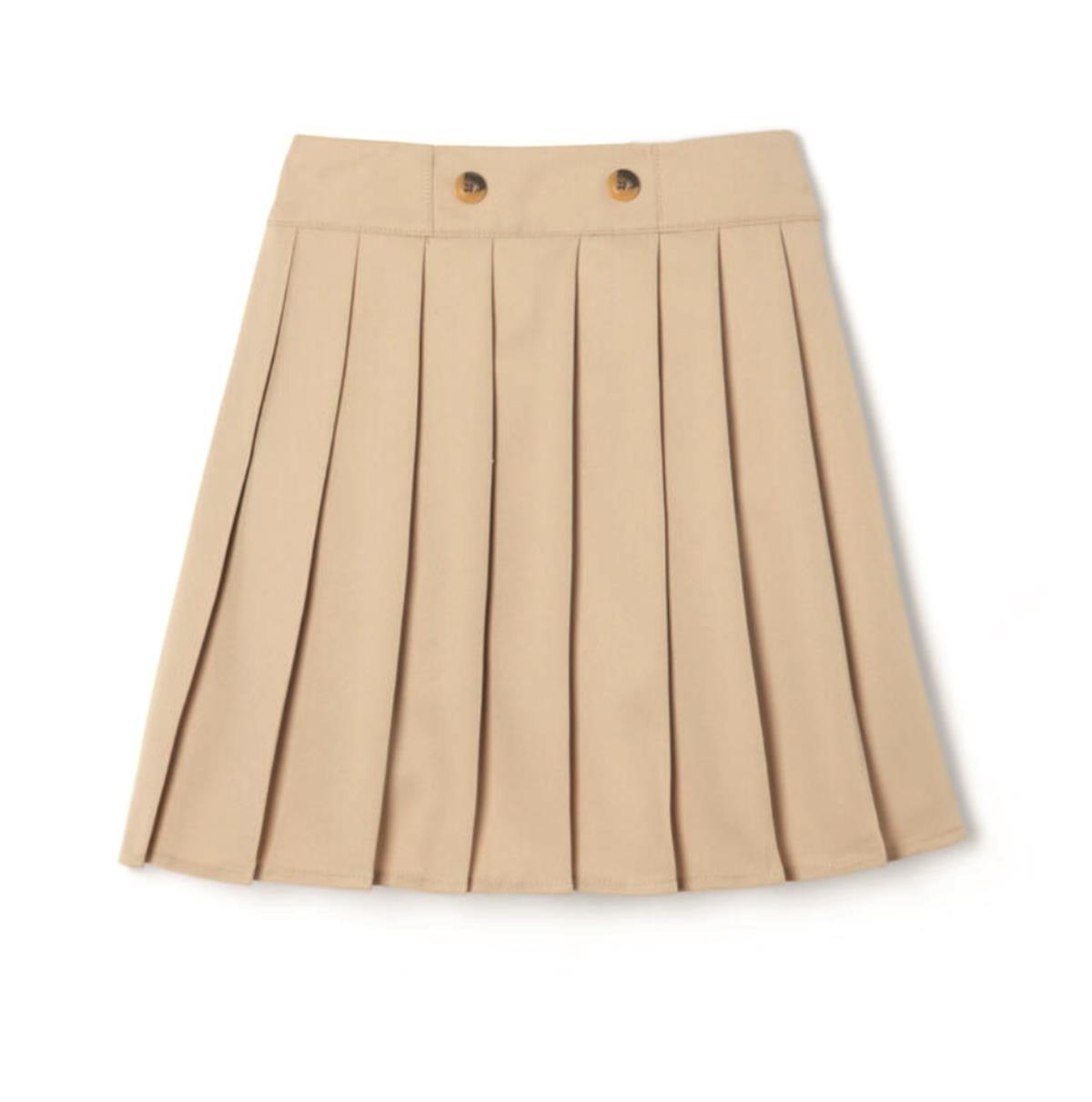 KANVAS PİLİLİ ETEK