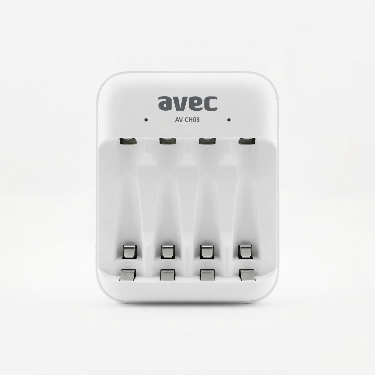 AVEC AV-CH03 USB PİL ŞARJ CİHAZI 4LÜ