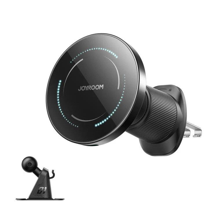 JOYROOM JR-ZS502 MAGNETIC WIRELESS CAR CHARGE HLD.