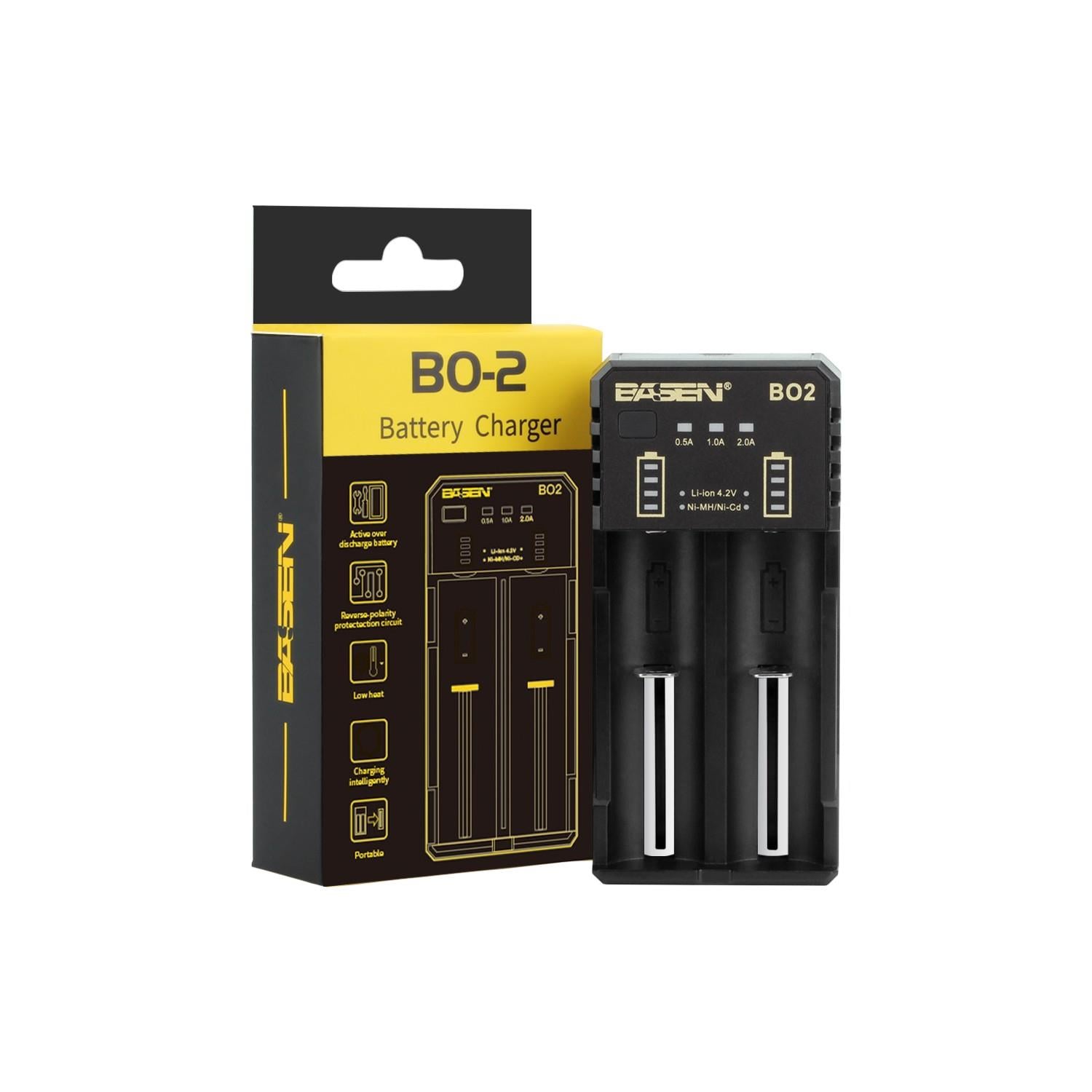 Basen BO-2 Red Edition Lİ-Ion / Ni-Cd / Ni-MH Powerbank Özellikli Pil Şarj Aleti