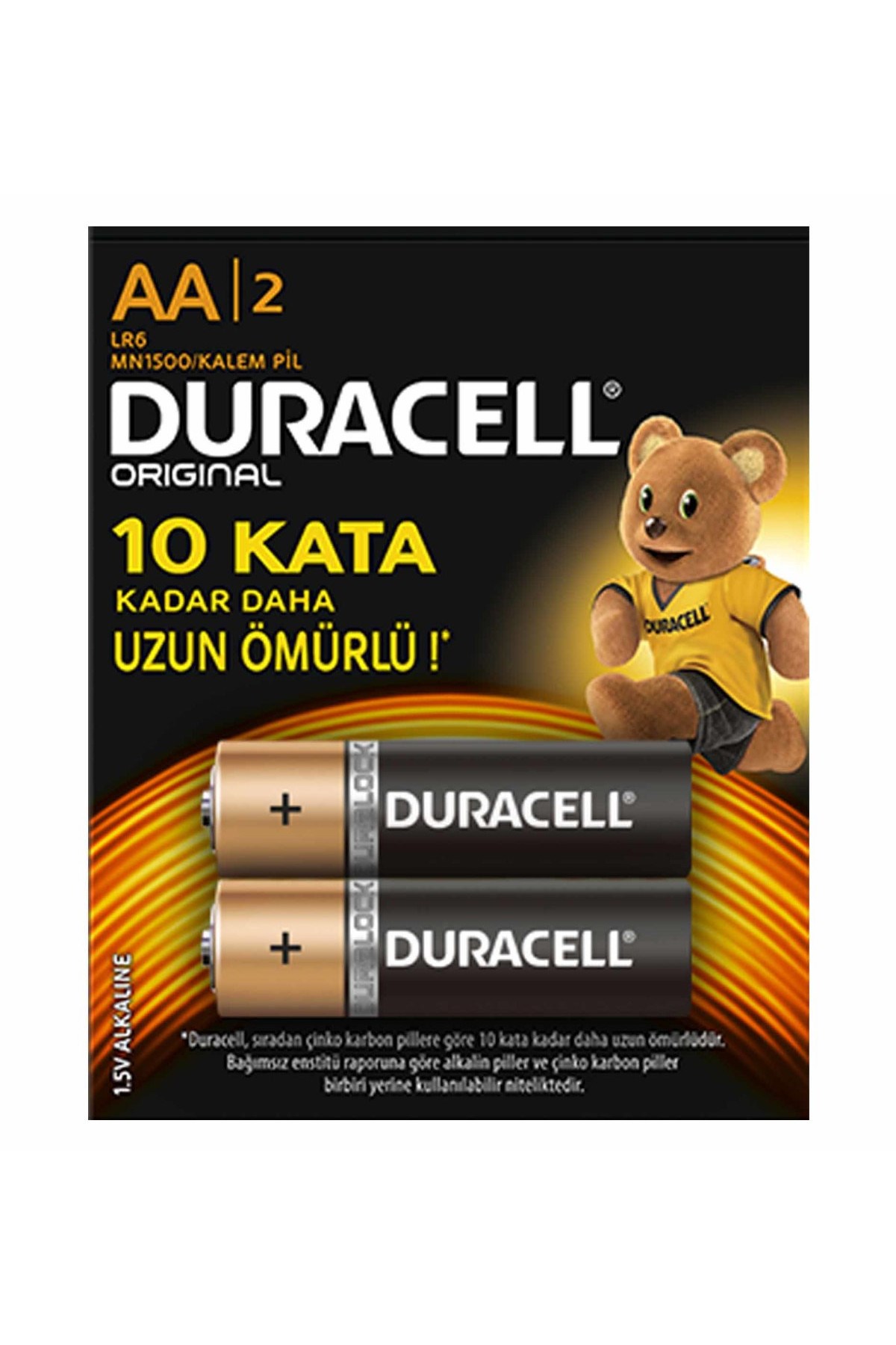 Duracell Alkalin AA Kalem Pil 2'li Paket