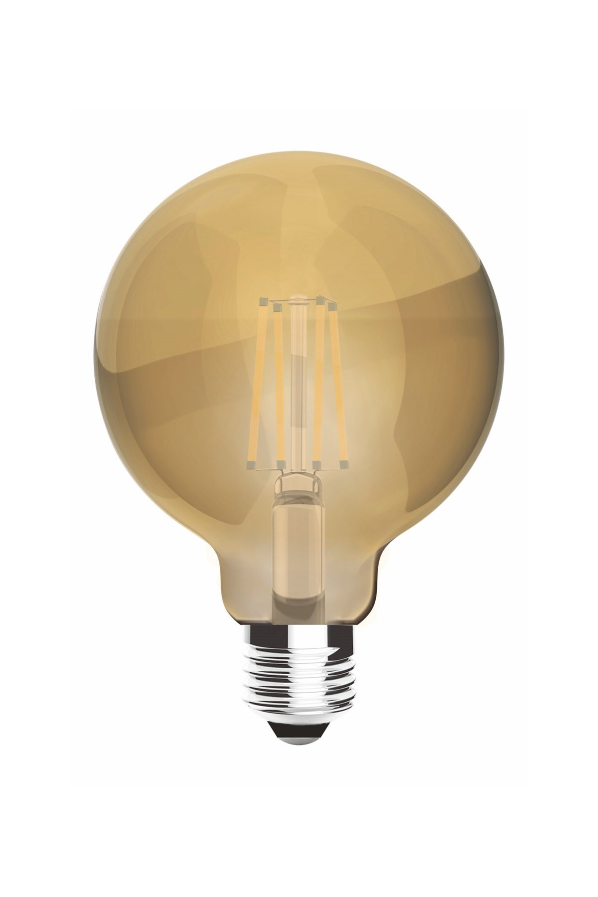 Ecolite LED Vintage GOLD GLOBE G95 8W E27 Duy Ampul