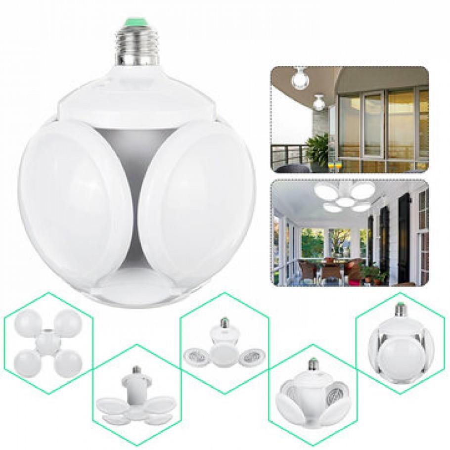 F.B.I F-1997 LED Futbol UFO Ampul E27 28W 360 Derece Katlanır Lamba AC 220V LamBA LED Spot Işık Beyaz Glop Led