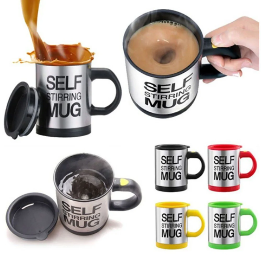 Karıştırıcı Özellikli Mikser Kupa Bardak Self Stirring Mug