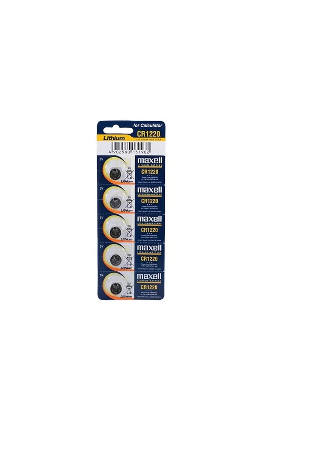 Maxell CR1220 3V Lithium Para Pil