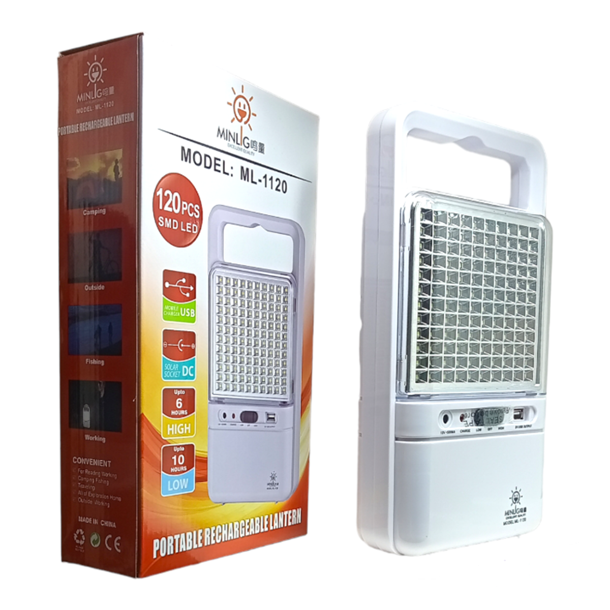 Polizei P-120 LED Işıldak120 Ledli Powerbank CepTelefonu Şarj Aleti 