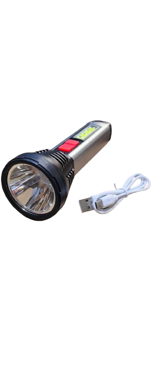 Powerdex PD-575 Su Geçirmez Süper Led Çelik Kasalı Işıldaklı El Feneri