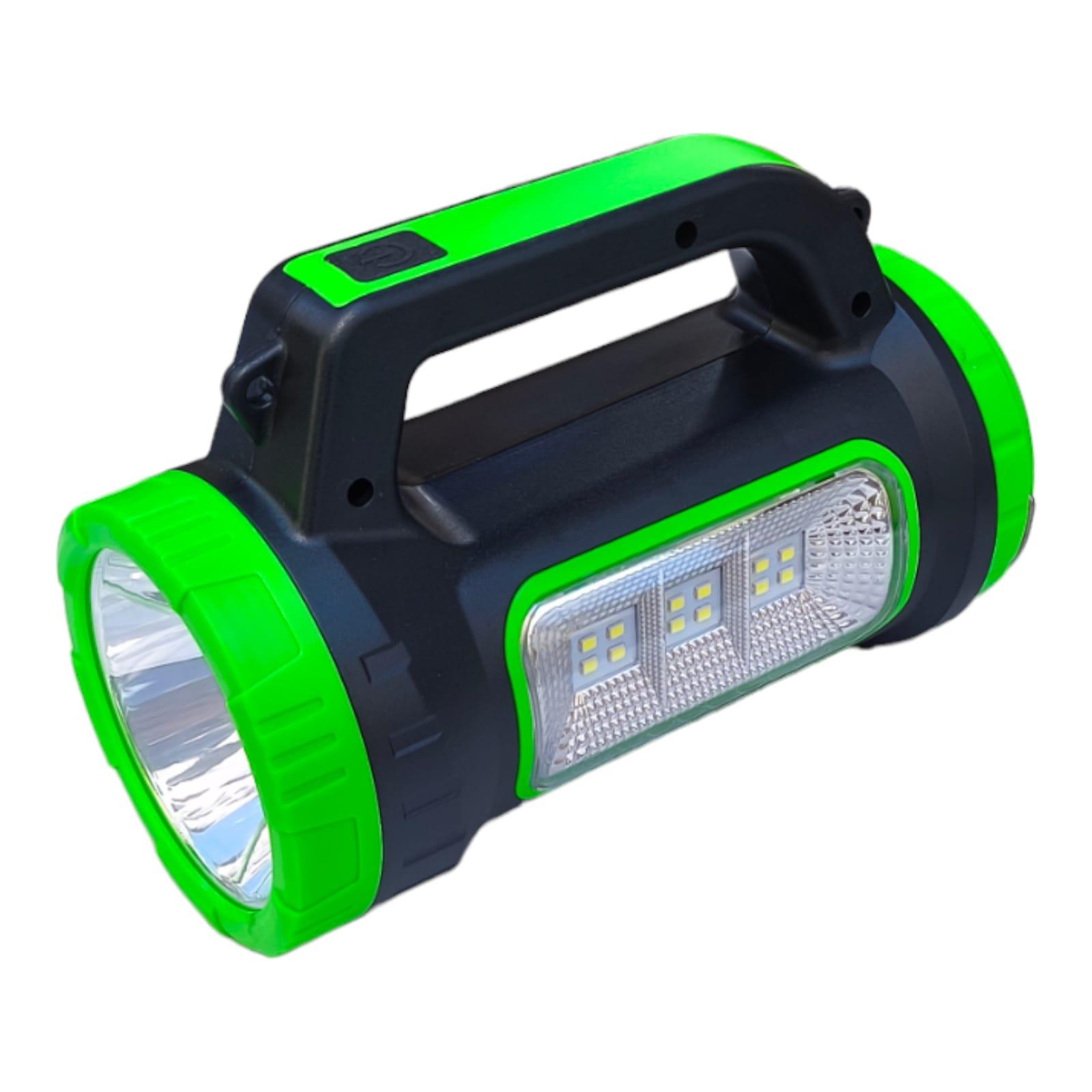 Q-Max Multifunctional Searchlight Solar Enerjiyle Şarj Edilebilir Side Light Portable Lamp