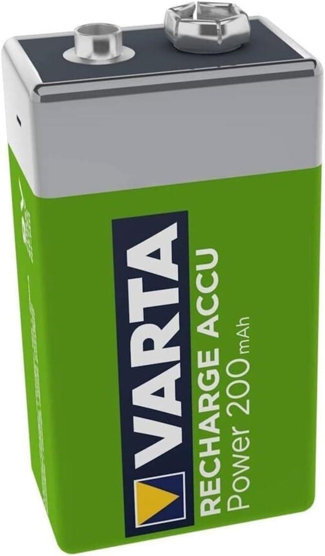 Şarj Edilebilir 9 Volt Kare Pil 9v 6f22 522 6lr61 6am6 Pil Varta 9v 