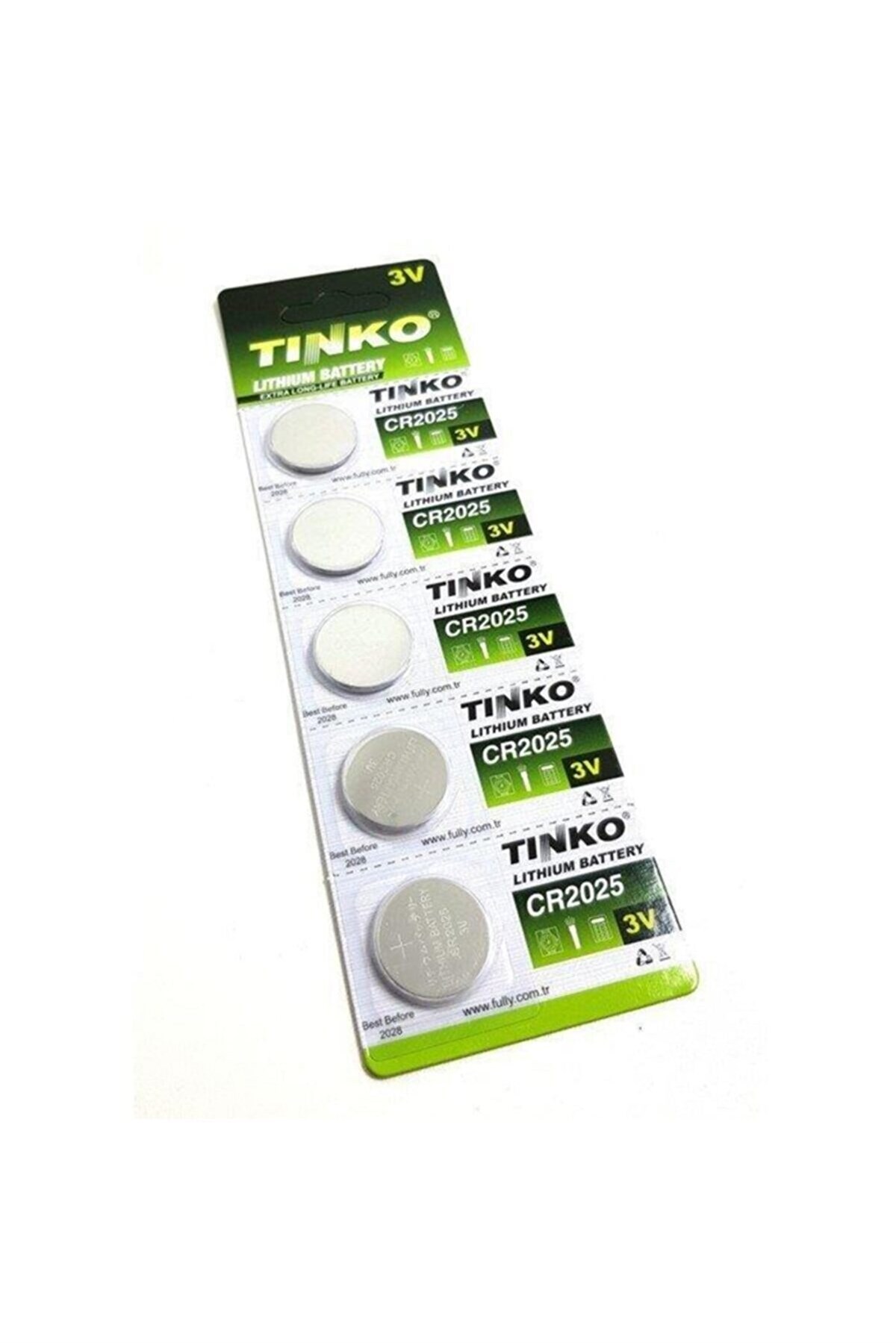 Tinko Cr2025 3volt Lithium Pil Para Pil - 5 Adet