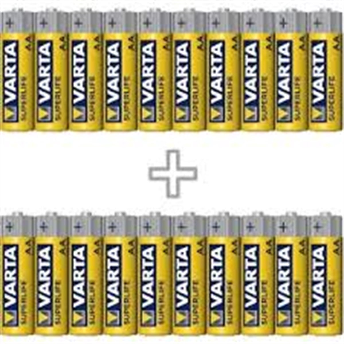 Varta Süperlife 24'lü Özel Pil Paketi(12AA+12AAA)