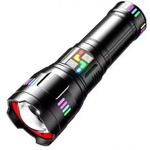 F.B.I Pro F-3002 Alüminyum TG LED Gece Şeritli Type-C Şarjlı El Feneri