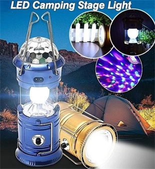 Magic Cool Camping Lights XF-5801 1W + 6 LED + 3 Renkli LED