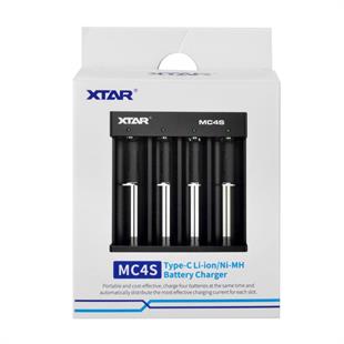 Xtar MC4S Dörtlü Li-ion / NI-CD / NI-MH Pil Şarj Cihazı
