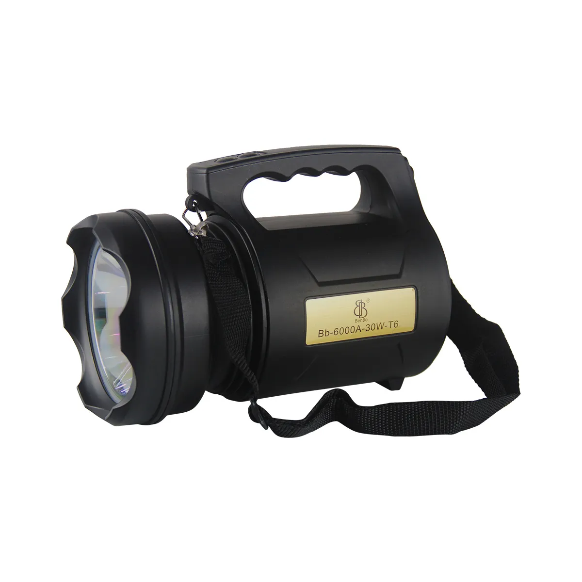 BenBo Bb-6000A-30W-T6 El Feneri - 30W Güçlü ve Çok Fonksiyonlu Led El Feneri