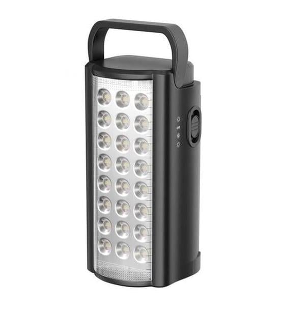 DL-2424 ALMİNA ŞARJ EDİLEBİLİR USBLİ 24 LED Lİ IŞILDAK