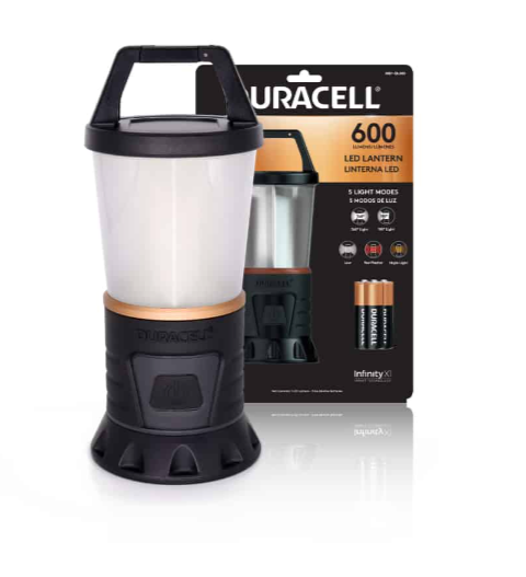 Duracell 600 Lümen Ledli 360° ve 180° Aydınlatmalı El Feneri + 3 AA Piller Dahil