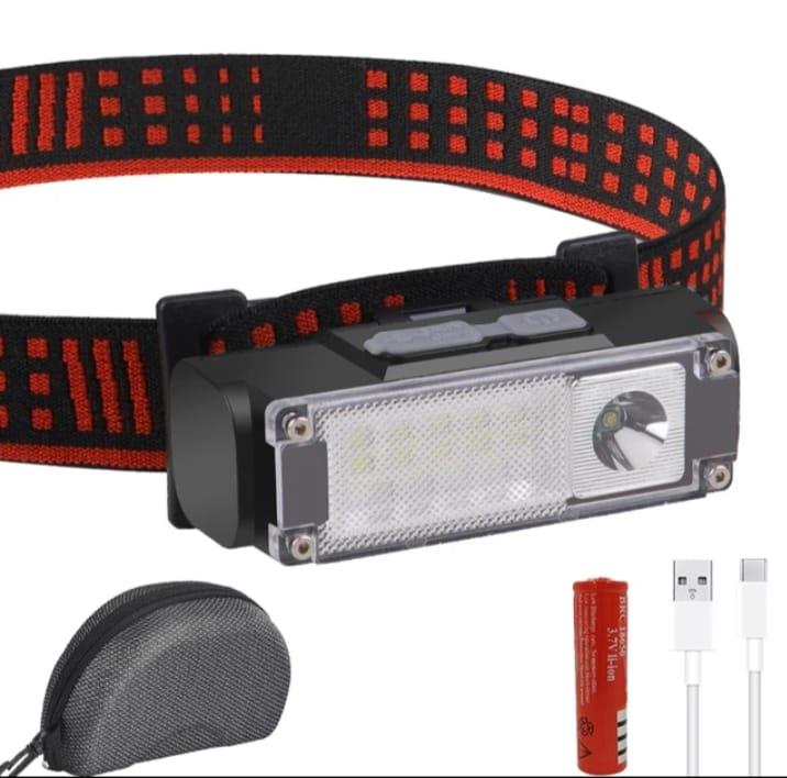 F.B.I F-2607 Su Geçirmez Polis Çakarlı COB LED Kafa Lambası