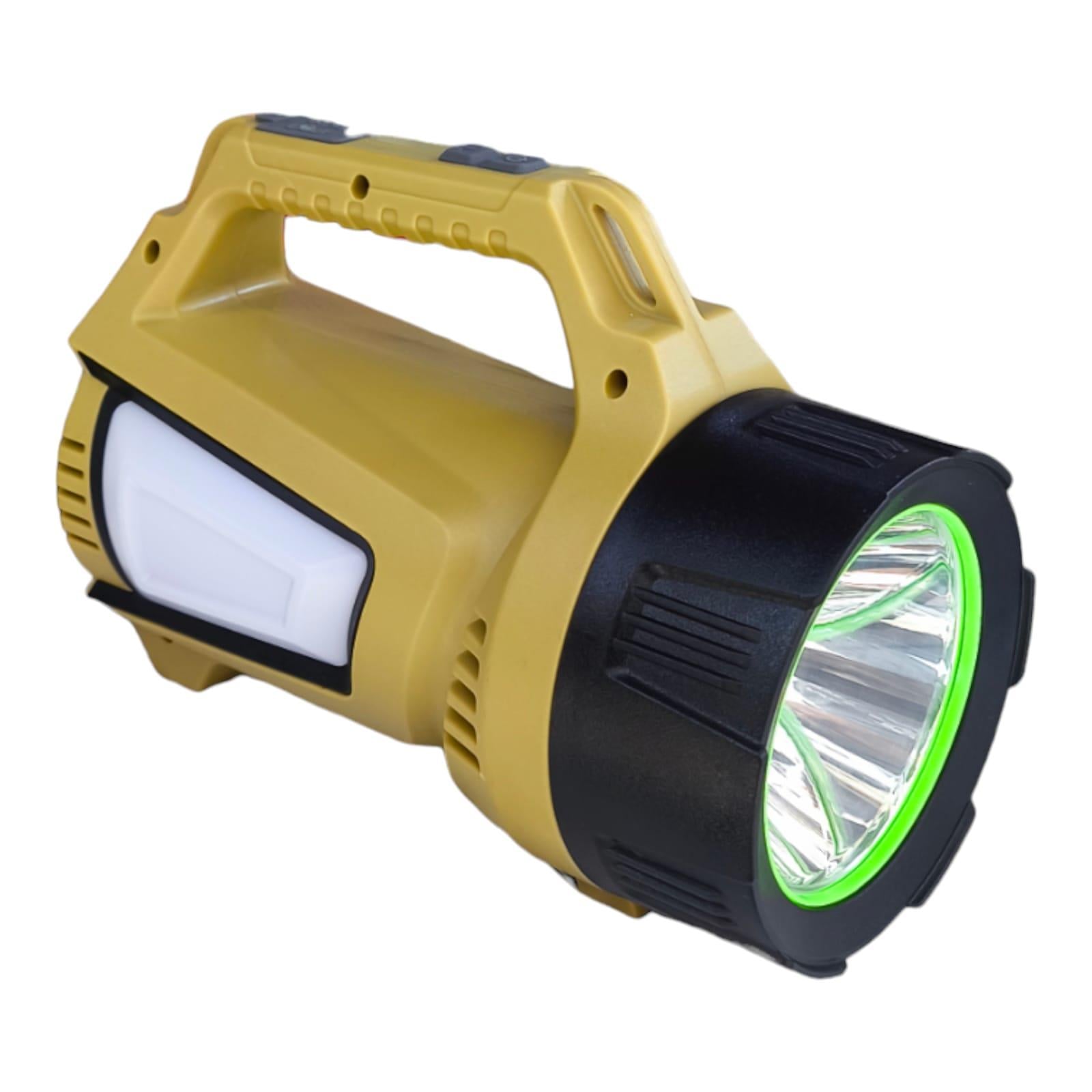 F.B.I T-100 | Çok Fonksiyonlu Işıldaklı El Feneri (4*18650 Pil Dahil)