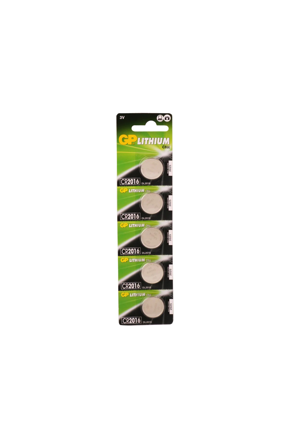 GP CR2016 3V Lityum Pil 5'li Paket