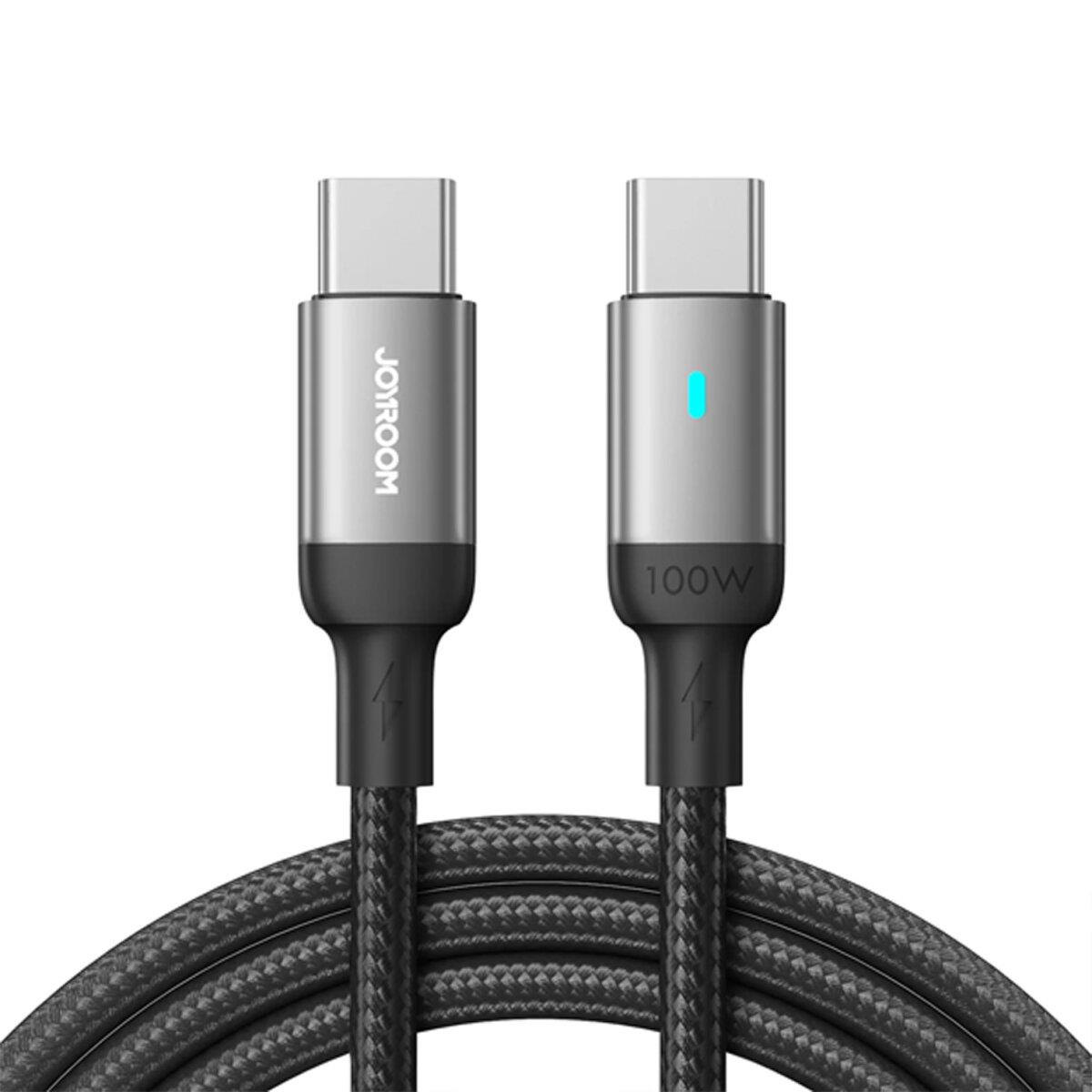 JOYROOM S-A10 100W TYPE C-TYPE C CABLE 1.2M BLACK
