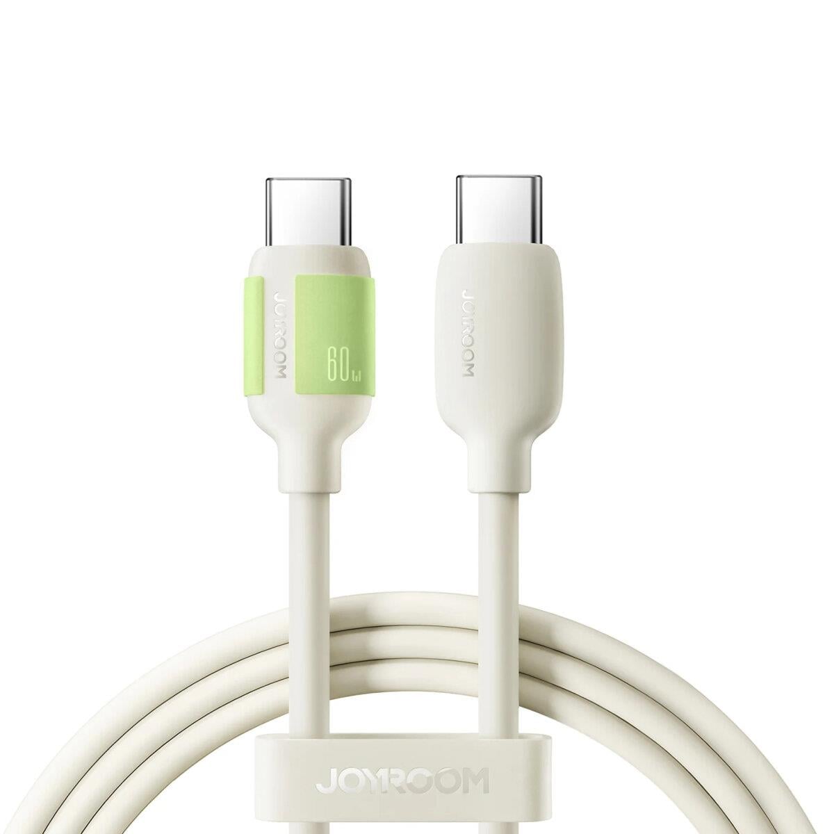 JOYROOM S-A53 60W TYPE C-TYPE C CABLE 1.2M BEJ