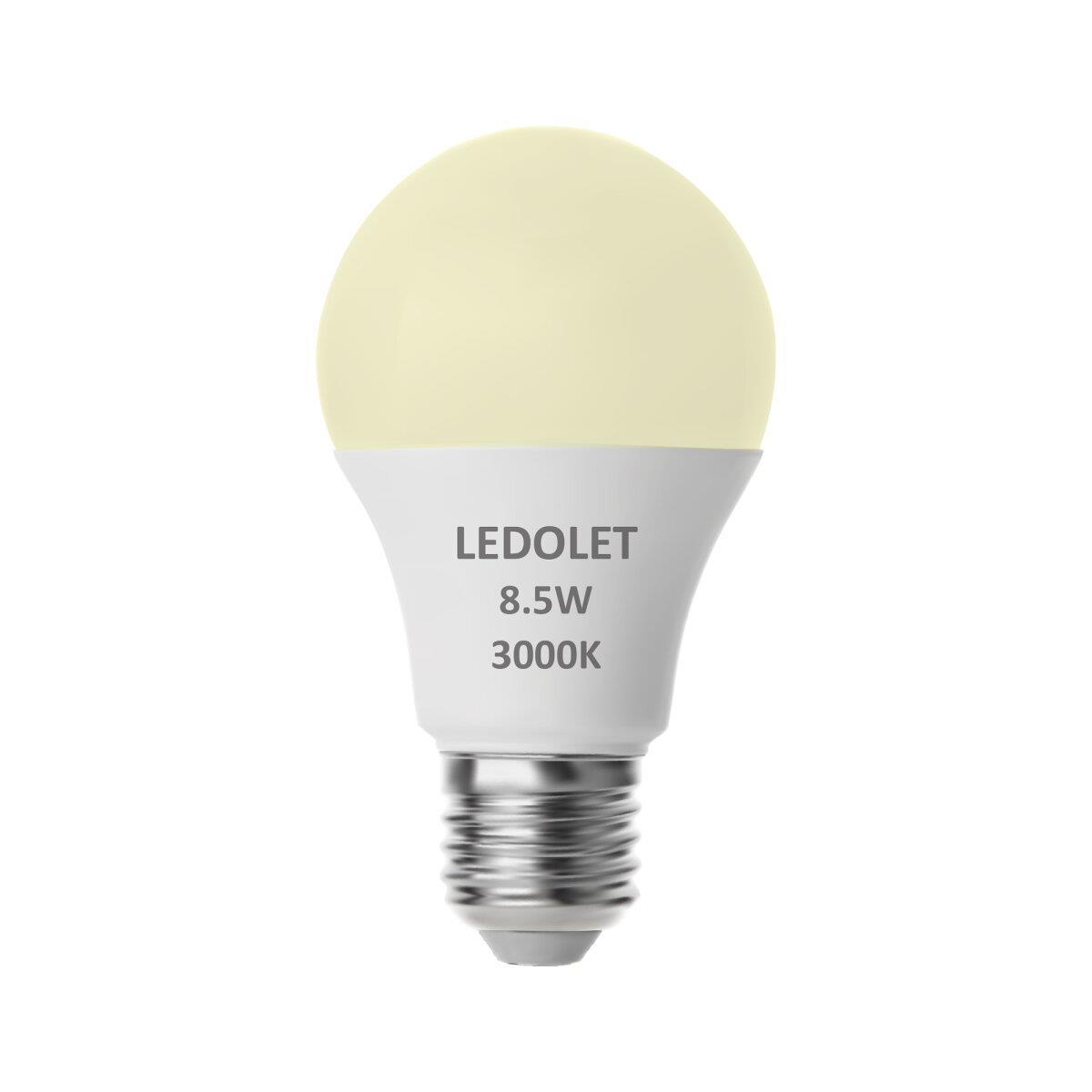 LEDOLET 8,5W SARI LED AMPUL