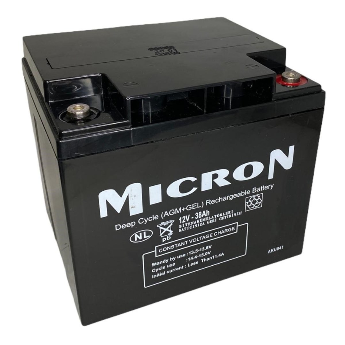 Micron 12V 38 AH AGM JEL MICRON KURU AKÜ