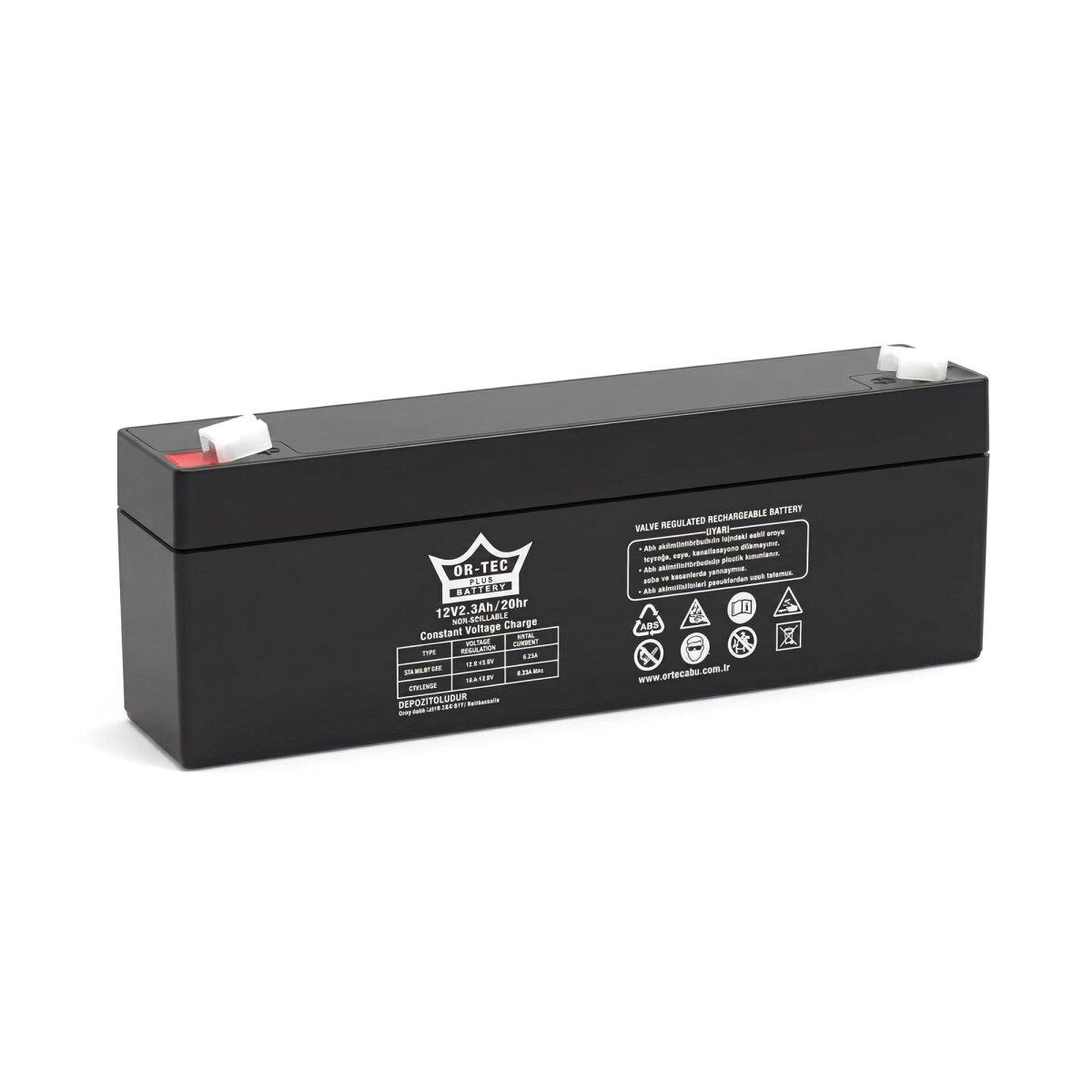 ORTEC 12V 2,3 AH UZUN AKÜ