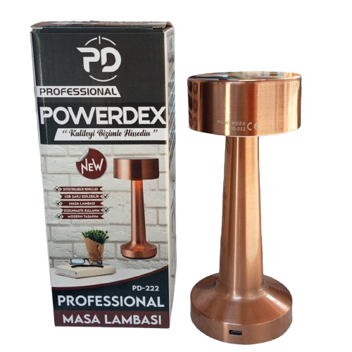 Powerdex PD-222 Profesyonel Şarjlı Masa Lambası