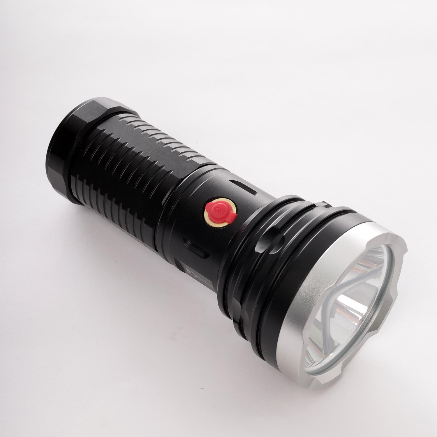 Powerdex PD-9900 Su Geçirmez 25 Watt 3200 Lümen Süper Güçlü LED Profesyonel Şarjlı El Feneri