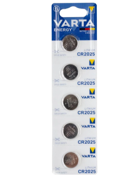 Varta cr 2025 5 li lityum pil
