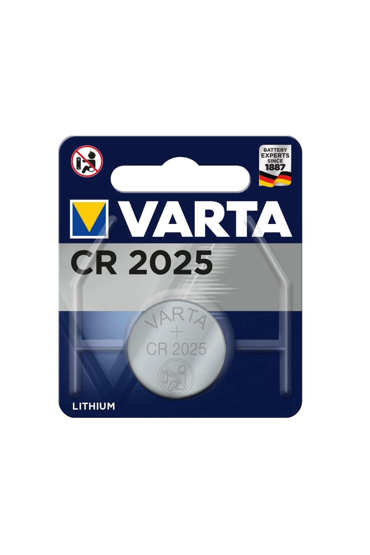 Varta CR2025 Lithium Pil Tekli Kart