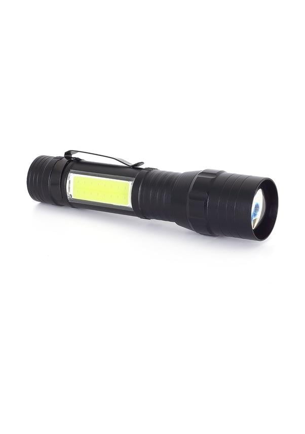 Wuben WB-017 Ultra Güçlü USB Şarjlı Kutulu El Feneri - Kamp Feneri - Avcılık Feneri - USB Fener