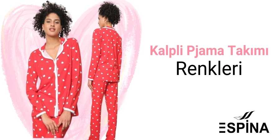 Kalpli Pijama Takımı Renkleri - Espina