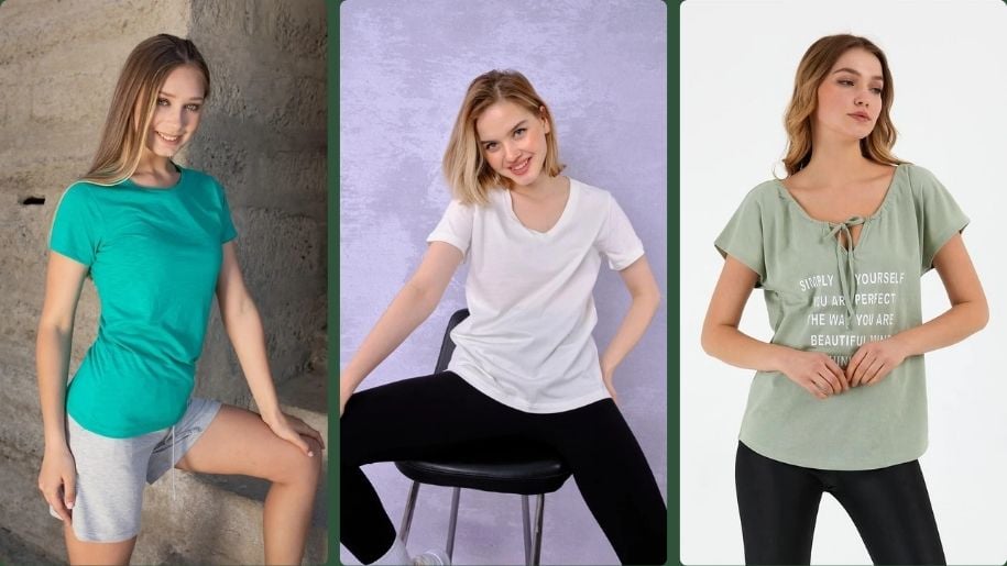 Kadın Tişört Modelleri ve Fiyatları - Espina.com.tr