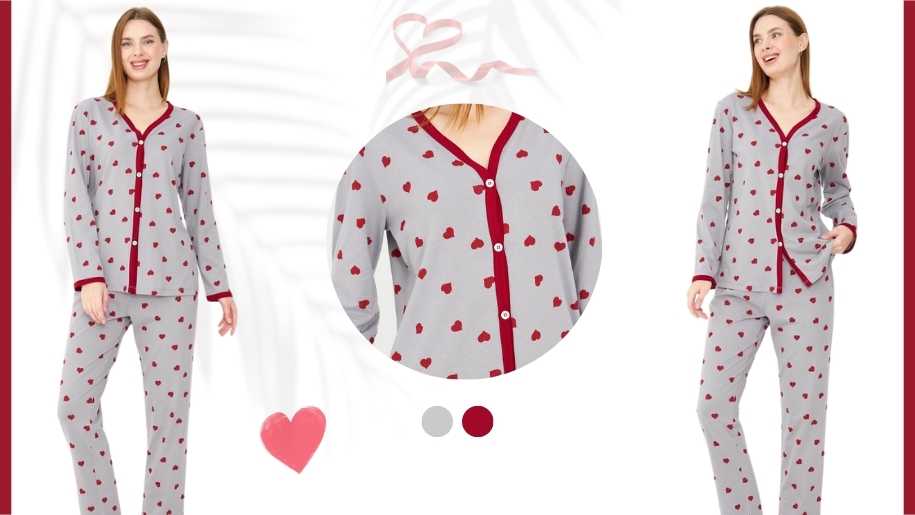 Kalpli Pijama Takımı Modelleri - Espina.com.tr