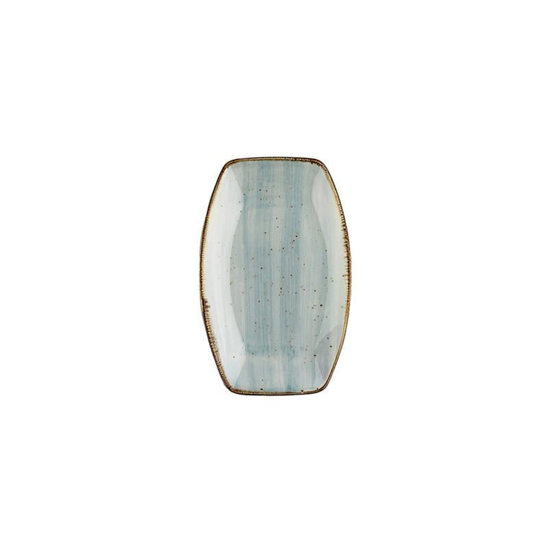 ATLANTİS BOH 33 CM KAYIK MAVİ BOYA TABAK