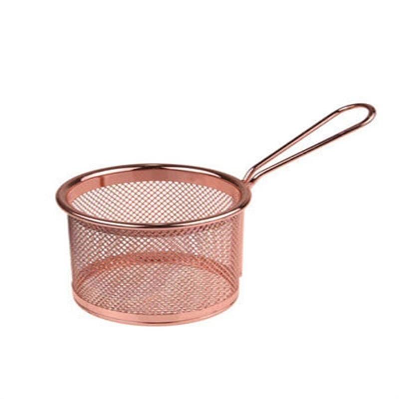 ROJO BAKIR SAPLI YUVARLAK PATATES SUNUM