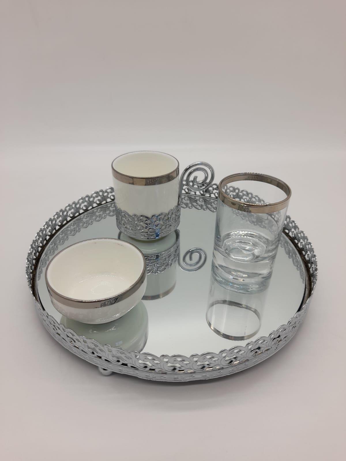 ACR ŞEHZADE TEKLİ OVAL TÜRK KAHVE SETİ